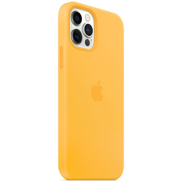 Apple Cover Posteriore in Silicone con MagSafe Apple iPhone 12 (Pro) - Sunflower