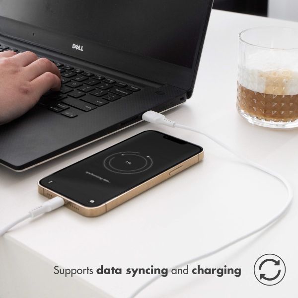 Accezz Cavo da Lightning a USB - Certificato MFI - 1 metro - Bianco