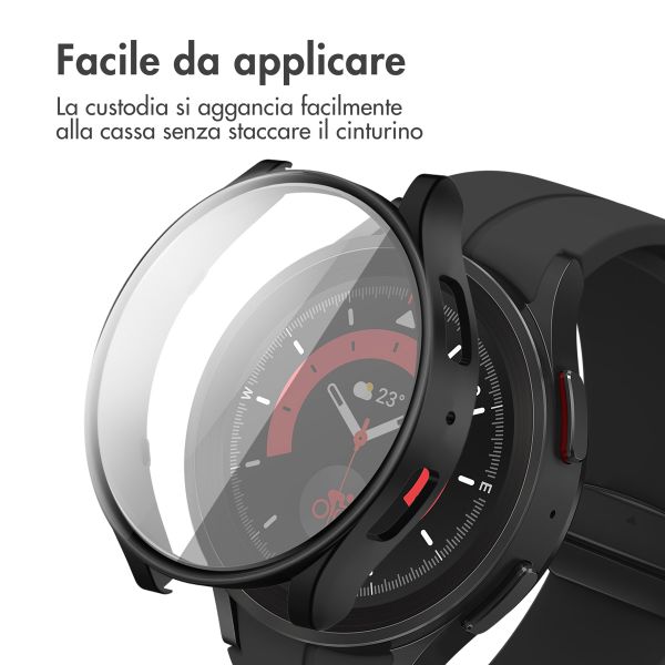 imoshion Cover rigida integrale Samsung Galaxy Watch 6 - 44 mm - Nero