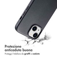 Accezz Cover in Pelle con MagSafe Apple iPhone 15 - Onyx Black