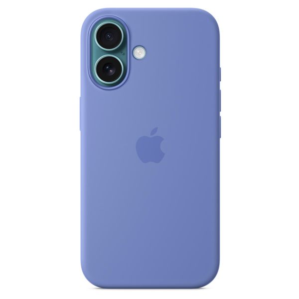 Apple Cover Posteriore in Silicone con MagSafe Apple iPhone 16 - Periwinkle
