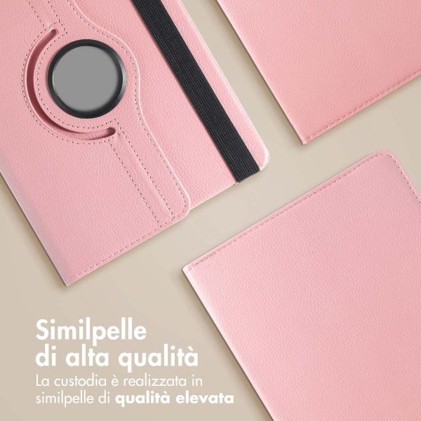 imoshion Cover Girevole a 360° Samsung Galaxy Tab A9 Plus - Rosa