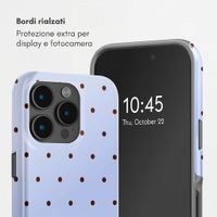 Selencia Cover Posteriore Vivid Apple iPhone 15 Pro - Happy Dots Digital Sky