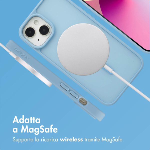 imoshion Cover posteriore Color Guard con MagSafe Apple iPhone 14 / 13 - Azzurro