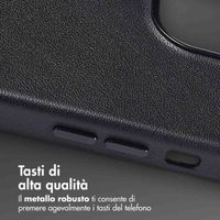 Accezz Cover in Pelle con MagSafe Apple iPhone 13 Pro - Onyx Black