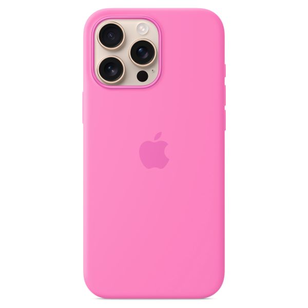 Apple Cover Posteriore in Silicone con MagSafe Apple iPhone 16 Pro Max - Peony Pink