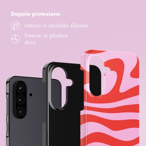 Selencia Cover Posteriore Vivid Samsung Galaxy A57 (5G) - Dream Swirl Pink