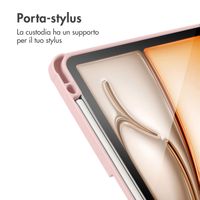 imoshion Cover Origami Apple iPad Air 13 pollici (2026) M4 / (2025) M3 / (2024) M2 - Rosa