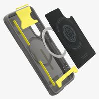 Spigen Cover Rugged Armor con MagSafe Samsung Galaxy S25 - Marble Gray
