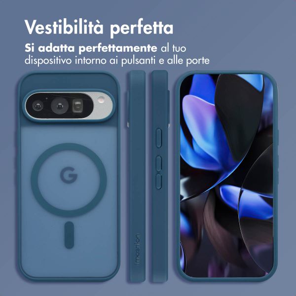 imoshion Cover posteriore Color Guard con MagSafe Google Pixel 9 / 9 Pro / 10 / 10 Pro - Blu scuro