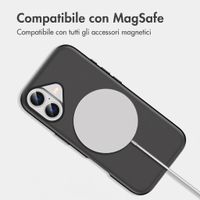 imoshion Cover posteriore Color con Thin MagSafe Ring Apple iPhone 17 - Nero