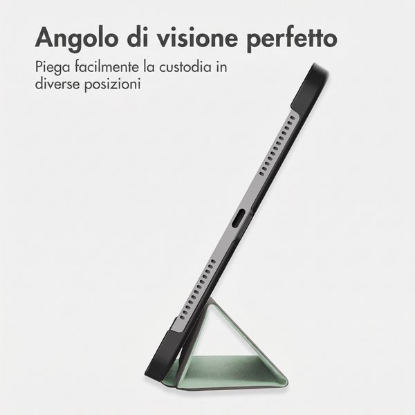 imoshion Cover a libro Trifold Samsung Galaxy Tab A9 Plus - Verde chiaro