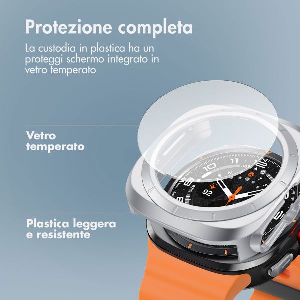imoshion Cover rigida integrale Samsung Galaxy Watch Ultra (2024/2025) - Argento