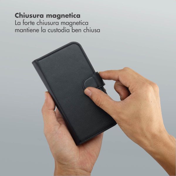 Selencia Libreria rimovibile Olyn con MagSafe Apple iPhone 17 - Nero