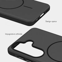 imoshion Cover posteriore Color con Thin MagSafe Ring Samsung Galaxy S25 / S24 - Nero