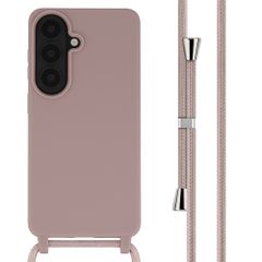 imoshion Cover in Silicone con Cordino Samsung Galaxy S26 Plus - Sand Pink