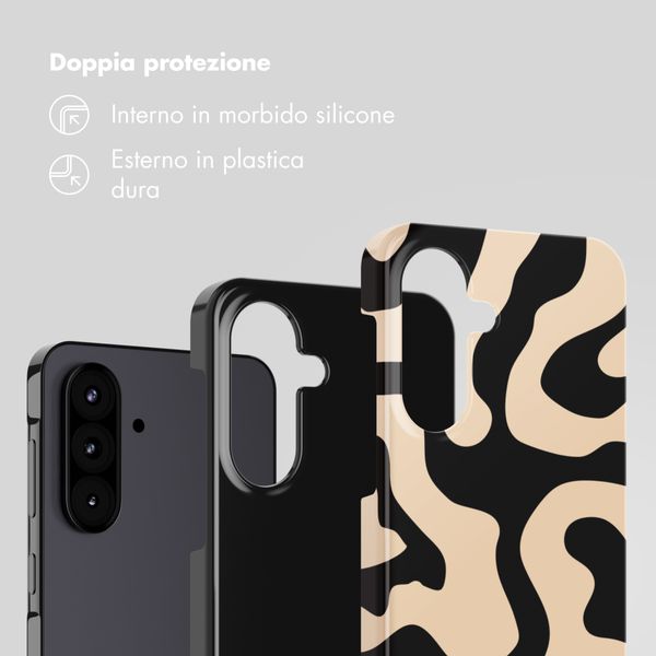 Selencia Cover Posteriore Vivid Samsung Galaxy A57 (5G) - Art Wave Black