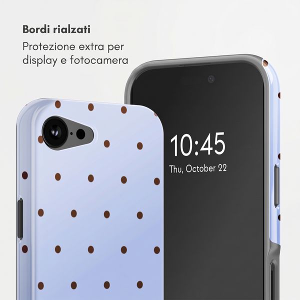 Selencia Cover posteriore Vivid con MagSafe Apple iPhone 17e / 16e - Happy Dots Digital Sky