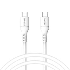 Accezz Cavo USB-C a USB-C – 1 metro – Bianco