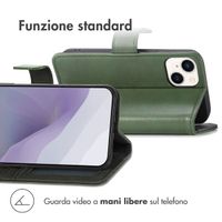imoshion Cover a libro di Lusso Apple iPhone 14 / 13 - Verde