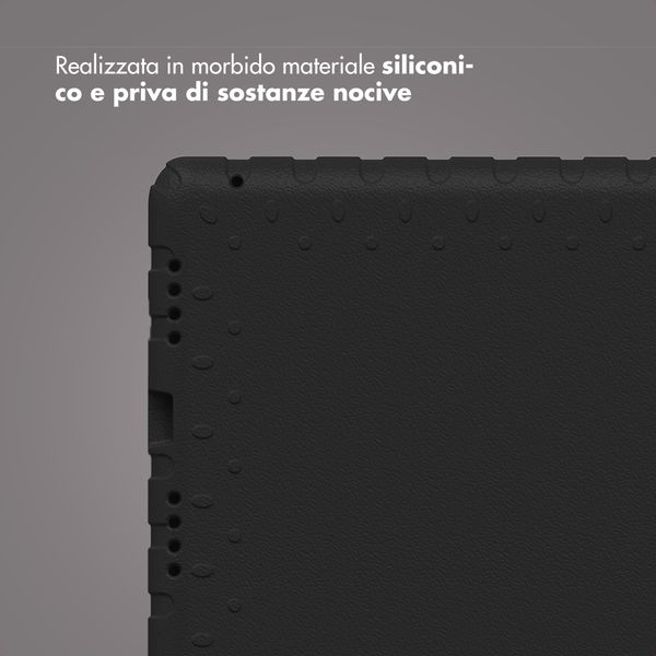 imoshion Cover Posteriore Kidsproof con Maniglia Apple iPad Air 11 pollici (2026) M4 / (2025) M3 / (2024) M2 - Nero