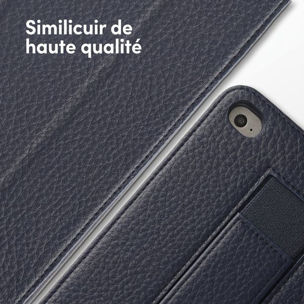 Accezz Trifold Bookcase met handstrap Apple iPad Mini 5 (2019) / Mini 4 (2015) - Donkerblauw