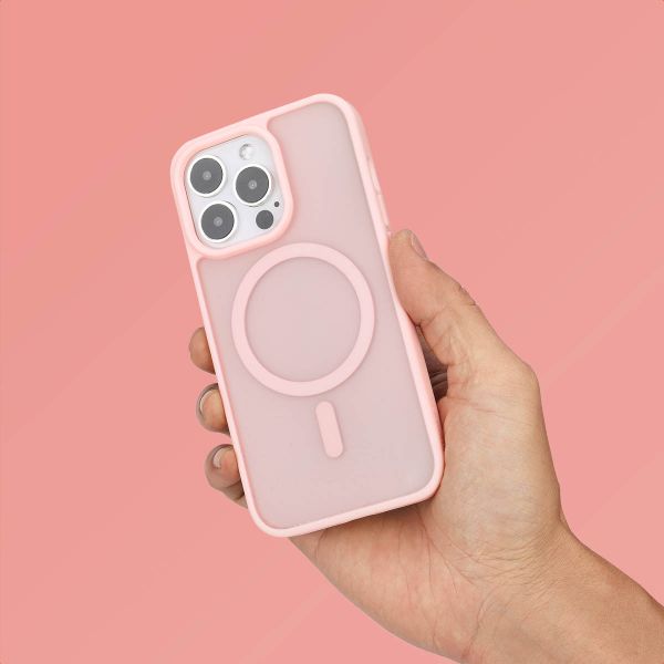 imoshion Cover posteriore Color Guard con MagSafe Apple iPhone 13 Pro - Rosa chiaro