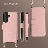 Selencia Cover Riva con MagSafe e cordino Samsung Galaxy A57 (5G) - Old Pink