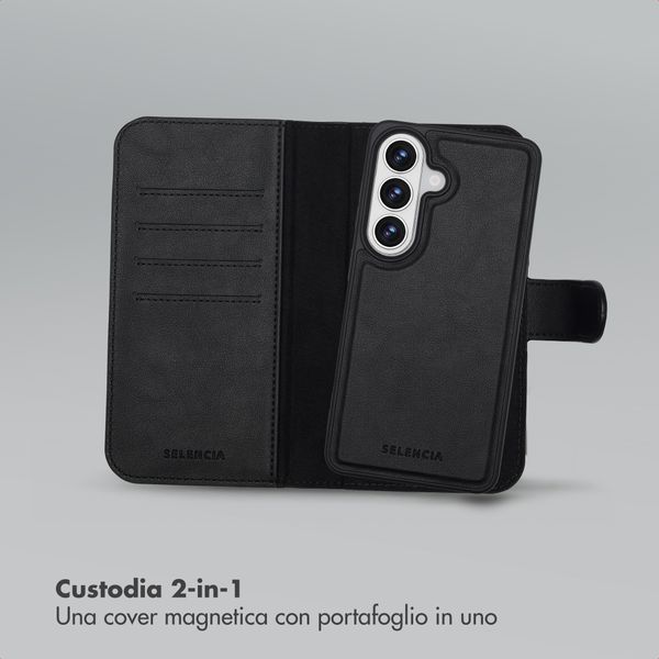 Selencia Libreria rimovibile Olyn con MagSafe Samsung Galaxy S26 - Nero