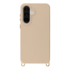 Selencia Cover posteriore Rivièra con MagSafe con ganci rimovibili Samsung Galaxy A36 / A56 - Milky Latte