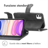 imoshion Cover a libro con Cordino Apple iPhone 11 - Nero