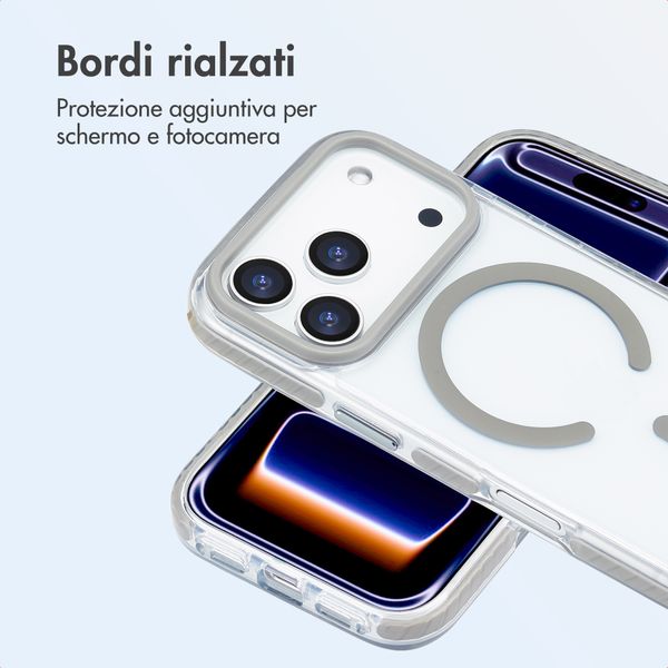 imoshion Cover Combat MagSafe Apple iPhone 17 Pro - Grigio