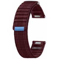 Samsung Cinturino in tessuto originale Samsung Galaxy Watch 4 / 5 / 6 / 7 / FE (20 mm) - Taglia S/M - Burgundy