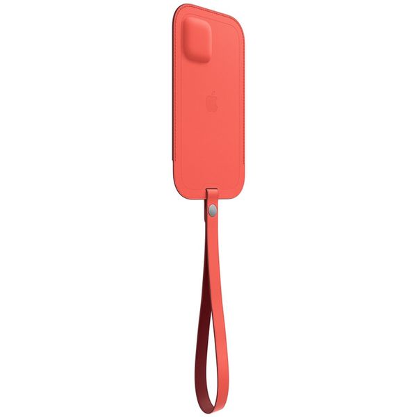 Apple Sleeve in Pelle iPhone 12 Mini - Pink Citrus