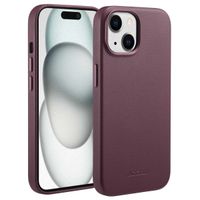 Accezz Cover in Pelle con MagSafe Apple iPhone 15 - Heath Purple