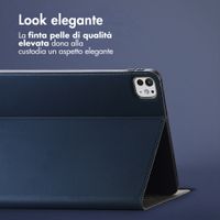 Accezz Cover Tablet Classica Apple iPad Pro 13 (2025) M5 / (2024) M4 - Blu scuro