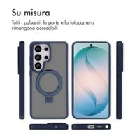 Accezz Cover con anello e supporto con MagSafe Samsung Galaxy S26 Ultra - Blu