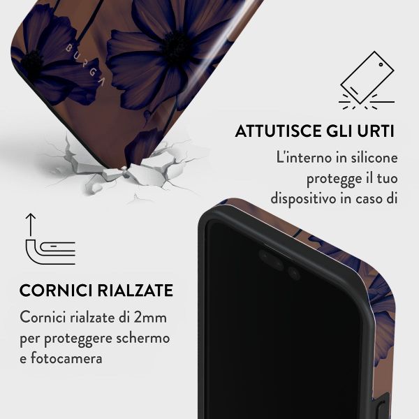 Burga Cover Posteriore Resistente Apple iPhone 15 Pro - Velvet Night
