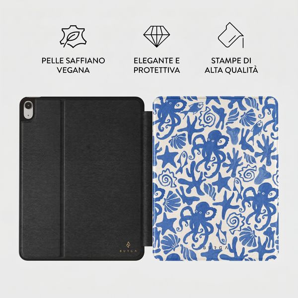 Burga Cover per Tablet Apple iPad Air 11 pollici (2026) M4 / (2025) M3 / (2024) M2 - Nera