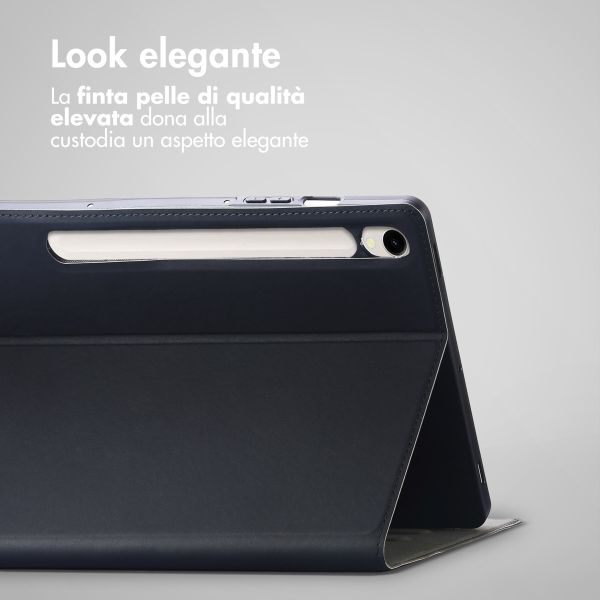 Accezz Cover Tablet Classica Samsung Galaxy Tab S10 Ultra / Tab S9 Ultra - Nero