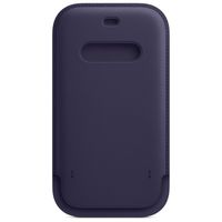 Apple Sleeve in Pelle iPhone 12 (Pro) - Deep Violet