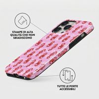 Burga Cover Posteriore Resistente con MagSafe Apple iPhone 15 Pro - Coral Reef