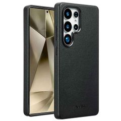 Accezz Cover in Pelle con MagSafe Samsung Galaxy S25 Ultra - Onyx Black