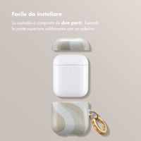 Selencia Cover Vivid  Apple Airpods 1 / 2 - Desert Waves Beige