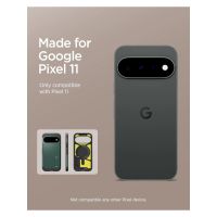 Spigen Cover Posteriore Corazzata Tough con MagSafe Google Pixel 11 - Abyss Green