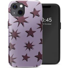 Selencia Cover posteriore Vivid con MagSafe Apple iPhone 13 - Stars Plum Lilac