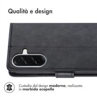 imoshion Cover a libro di Lusso Samsung Galaxy A37 (5G) - Nero