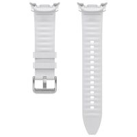 Samsung Cinturino Original Hybrid in pelle vegana Samsung Galaxy Watch 8 (40/44mm) / Classic (46mm) - White