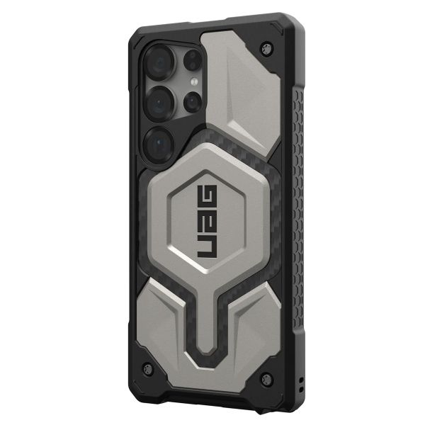UAG Cover Posteriore Monarch Pro Samsung Galaxy S25 Ultra - Titanium