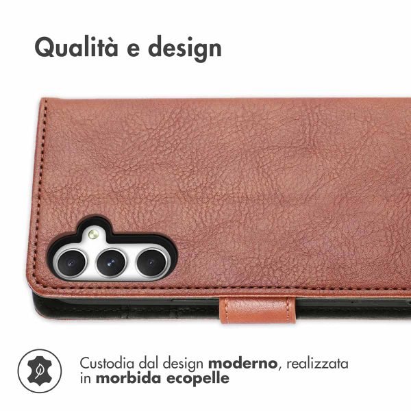 imoshion Cover a libro di Lusso Samsung Galaxy A25 (5G) - Marrone
